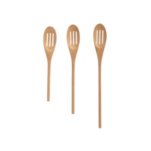 SPOONS SLOTED 3PCS WOODEN CHEF CRAFT SPOONS SLOTED 3PCS WOODEN CHEF CRAFT